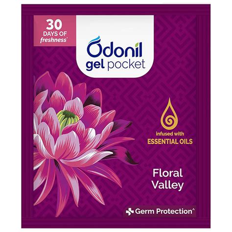 Buy Odonil Gel Pocket Floral Valley, 10 gm | 19 Minutes Delivery ...