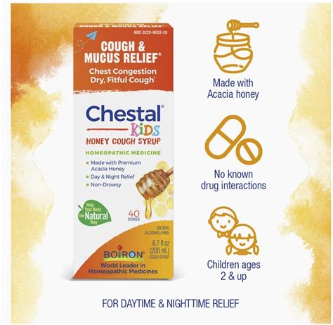 Chestal Kids Honey Cough Syrup - Shore Holistic Nutrition & Wellness