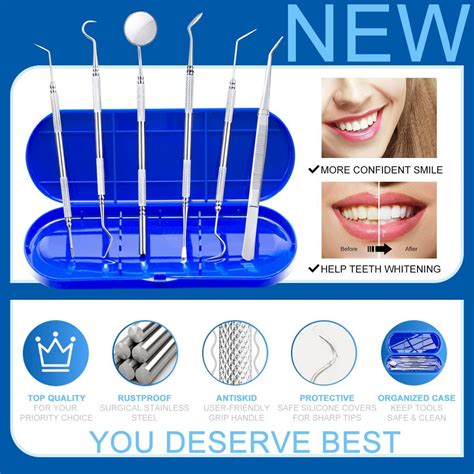 Dental Hygiene Oral Care Kit - Professional Teeth Cleaning Tools ...