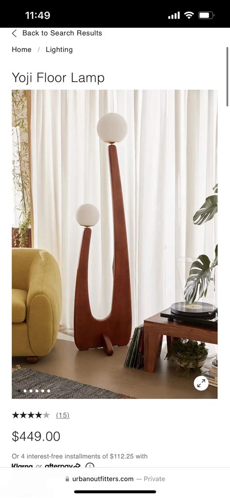 Anybody know where I could find a dupe for this Yoji Floor Lamp from ...