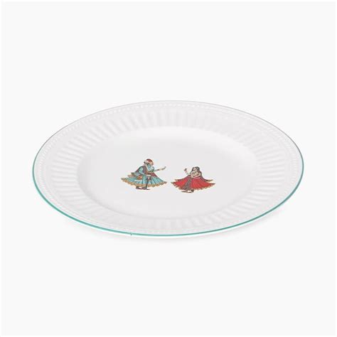 Buy Mughal Princely Print Side Plate from Home Centre at just INR 399.0