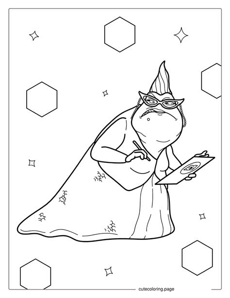 Roz Monsters Inc Coloring Pages