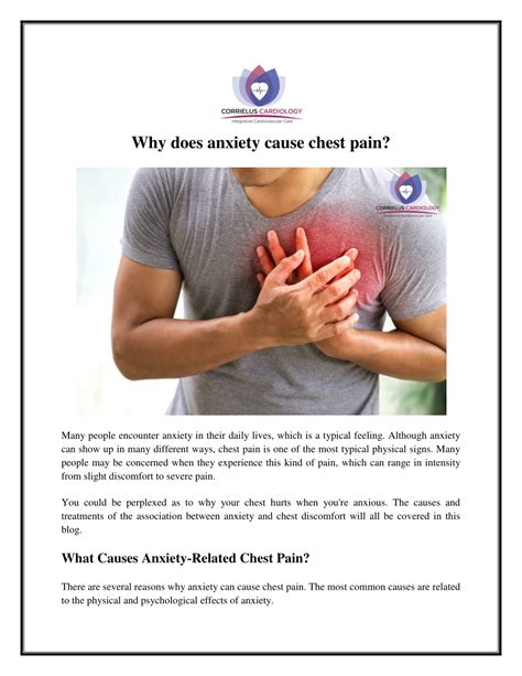 PPT - Why does anxiety cause chest pain? PowerPoint Presentation, free download - ID:12152537