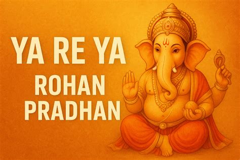 Ganpati Bappa Morya (गणपती बाप्पा मोरया) Lyrics हिन्दी मे - मराठी मी ...