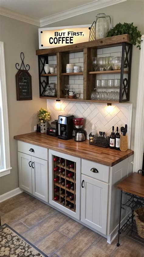 DIY Coffee Station Ideas for Your Home in 2025 | Coffee bar home, Home ...