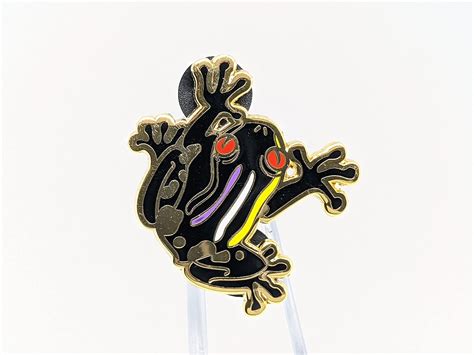 Buy Nonbinary Frog Pin | Nonbinary Pride Tree Frog Enamel Pin in Subtle ...