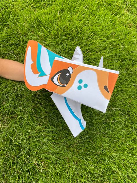 Dragon Hand Puppet Kit – Printable Paper Craft Pattern (PDF) - Etsy
