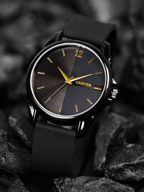 Buy Sandy D Carter Men Straps Analogue Watch SDC24 99 BK - Watches for Men 29475802 | Myntra