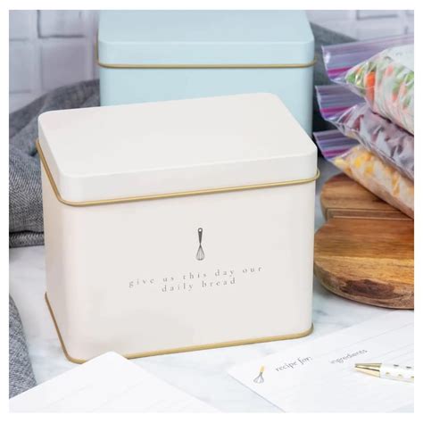 Buy PPP Recipe Tin in Cream | Classic and Neutral | Includes 25 Blank ...