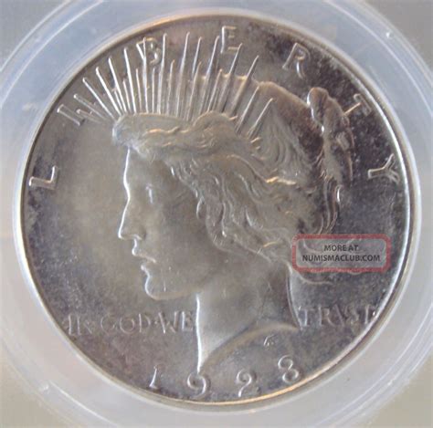 1923 - S Peace Silver Dollar Coin Ms61
