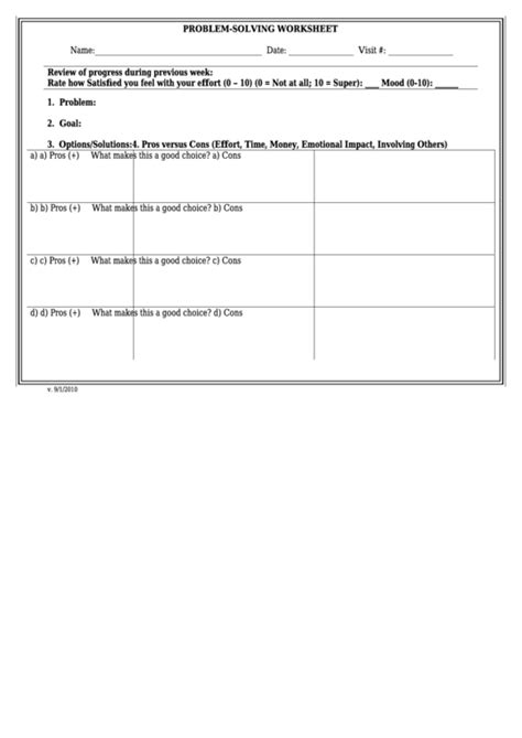 Problem Solving Worksheet Printable 的图像结果