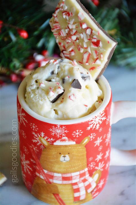 peppermint bark ice-cream - Gail's Goodies