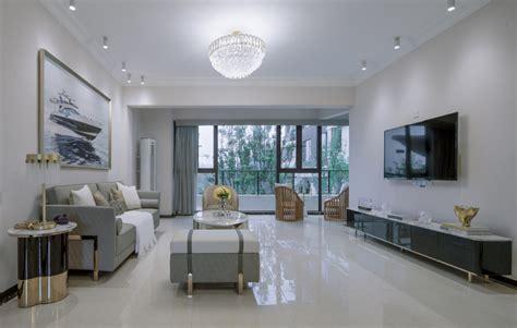 100平1室1厅 现代简约风格装修案例 预算10万元-装修设计-广州房天下