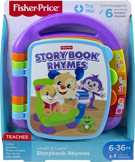 Fisher-Price Laugh & Learn Rhyming Storybook - NEW LAND