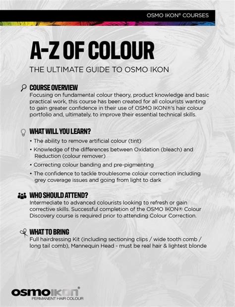 OSMO A-Z of Colour Course , Telford, Shropshire, 3 June 2024 | AllEvents.in