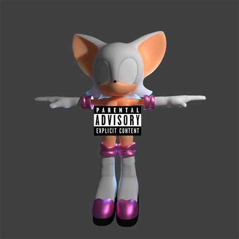 Rouge The Bat Free 3D Model - .blend - Free3D