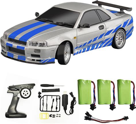 Amazon.com: Skymaker LDRC LD1899 1/18 RWD Drift Car RC Model Drift Car 2.4G Drifting with ...