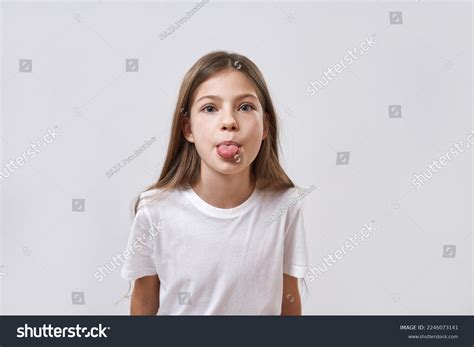 Kid Sticking His Tongue Out