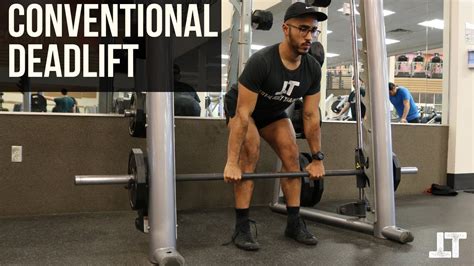 How To Smith Machine Conventional Deadlift - YouTube
