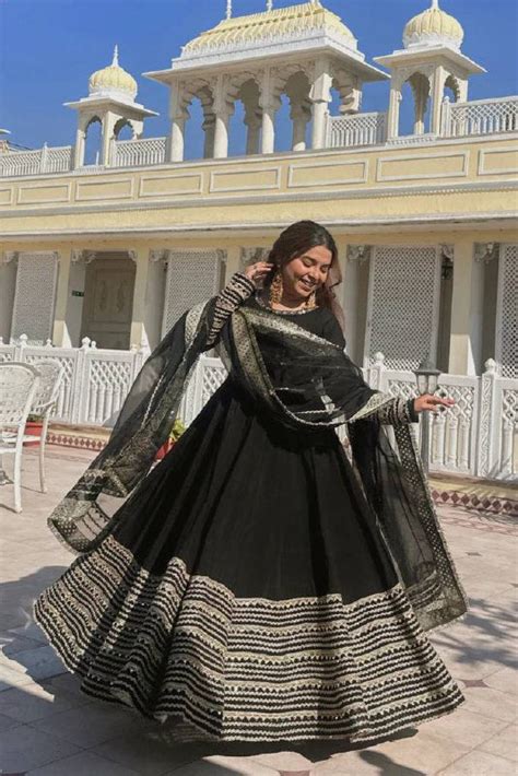 Sanika Noor Black Color Embroidered Work Anarkali Suit Set 6104 – The ...