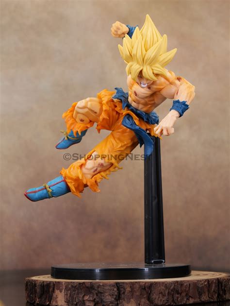 DBZ Son Goku Super Saiyan Fight Mode Action Figure | 23 cms