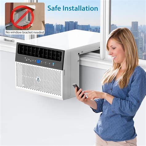8,000 BTU Window Air Conditioner, Wi-Fi Enabled with Remote Control ...