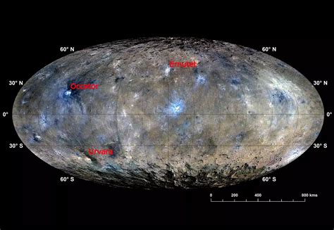 Salt Deposits and Organic Compounds Discovered on Dwarf Planet Ceres