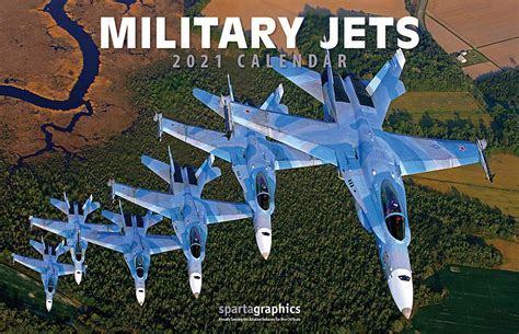 2021 Military Jets Deluxe Wall Calendar : Sparta Calendars: Amazon.in ...