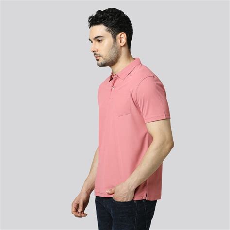 Men's Aluminium & Rose Matte Polo T-Shirt Combo with Pocket ...