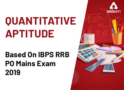 IBPS RRB Mains Quantitative Aptitude Quiz 18th October 2019