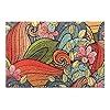 Buy ATMAH Coir Floral Door Mat - 40x 60cm, Slight variations in color ...