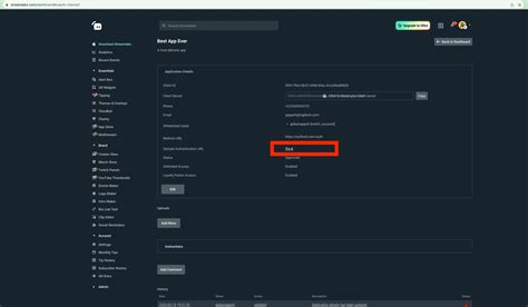 Image result for Streamlabs API Token