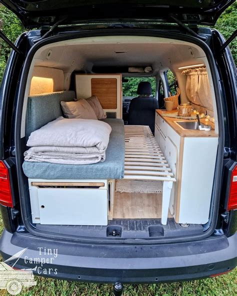 Pin by Lia Tromp on DIY Furniture | Small camper vans, Minivan camper conversion, Van life diy