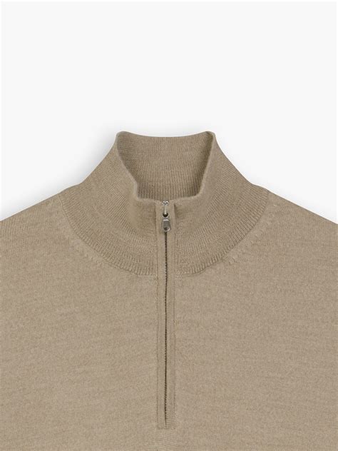 The Merino Wool Quarter-Zip – T.M.Lewin