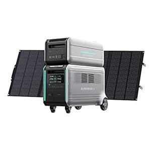 Zendure SuperBase V 6.4KWh Solar Generator with 400W Solar Panel and ...