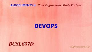 DEVOPS (BCSL657D)