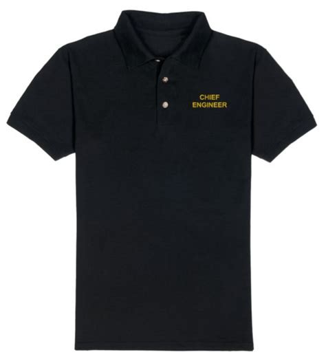 T-Shirt-Black-CHIEF ENGINEER – Nautical Kart