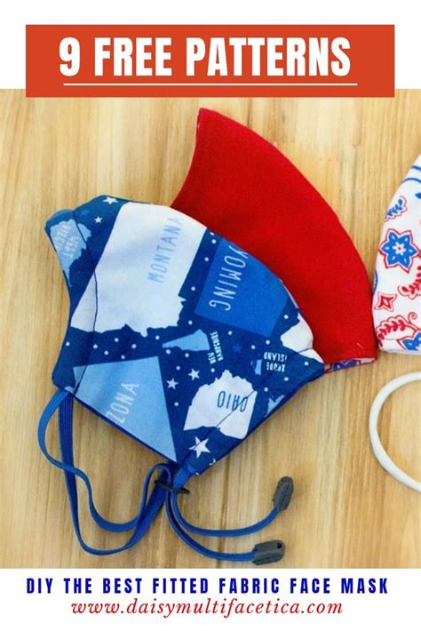 Image result for Reversible Face Mask Free Pattern