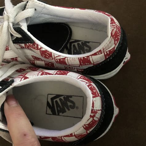 Vans Old Skool Red And White Checkered Shoes Women’s 7 Men’s 5.5 | eBay