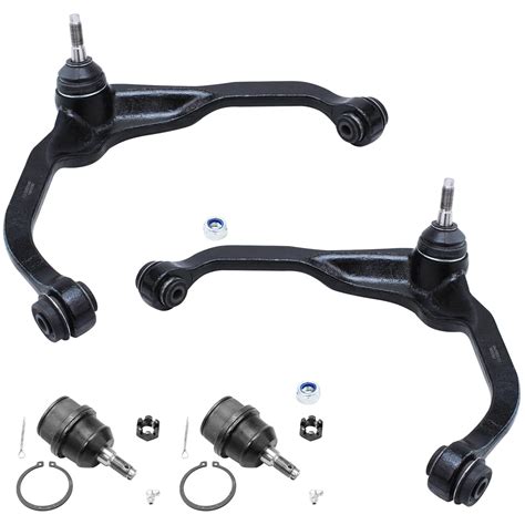 Detroit Axle - 4pc Front End Control Arms Kit for 07-11 Dodge Nitro, 08-12 Jeep Liberty, 2 Upper ...