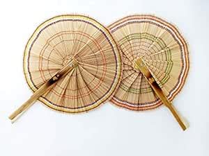 Buy Folks Handicraft Artwork Bamboo Decorative Handcrafted Hand Fan ...
