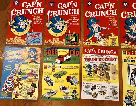 Captain Crunch Cereal Box Dimensions at Maria Couch blog