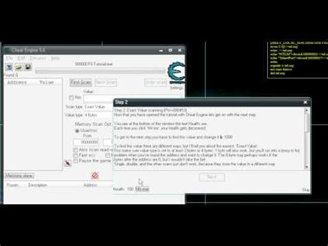 Cheat Engine Tutorial Step 4 的图像结果