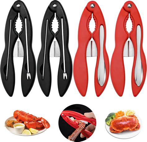Amazon.com: 4PCS Crab Crackers and Tools,Multifunctional Crab Leg ...