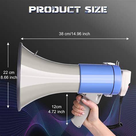 MyMealivos 50W Bluetooth Megaphone with Rechargeable India | Ubuy