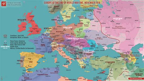 Political Map Of Europe 1918