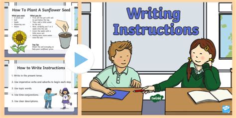 Features of Instructions PowerPoint - Primary Resource