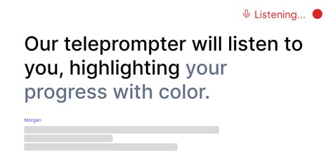 Teleprompter Script Example 的图像结果