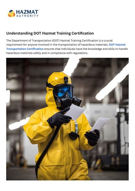 PPT - Understanding DOT Hazmat Training Certification PowerPoint ...