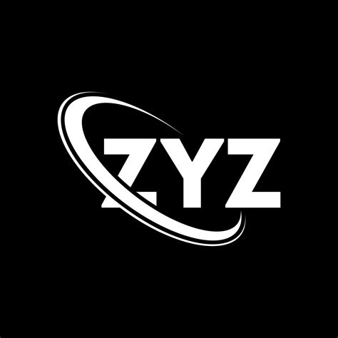 ZYZ Circle Letter Logo Design with Circle and Ellipse Shape. ZYZ ...